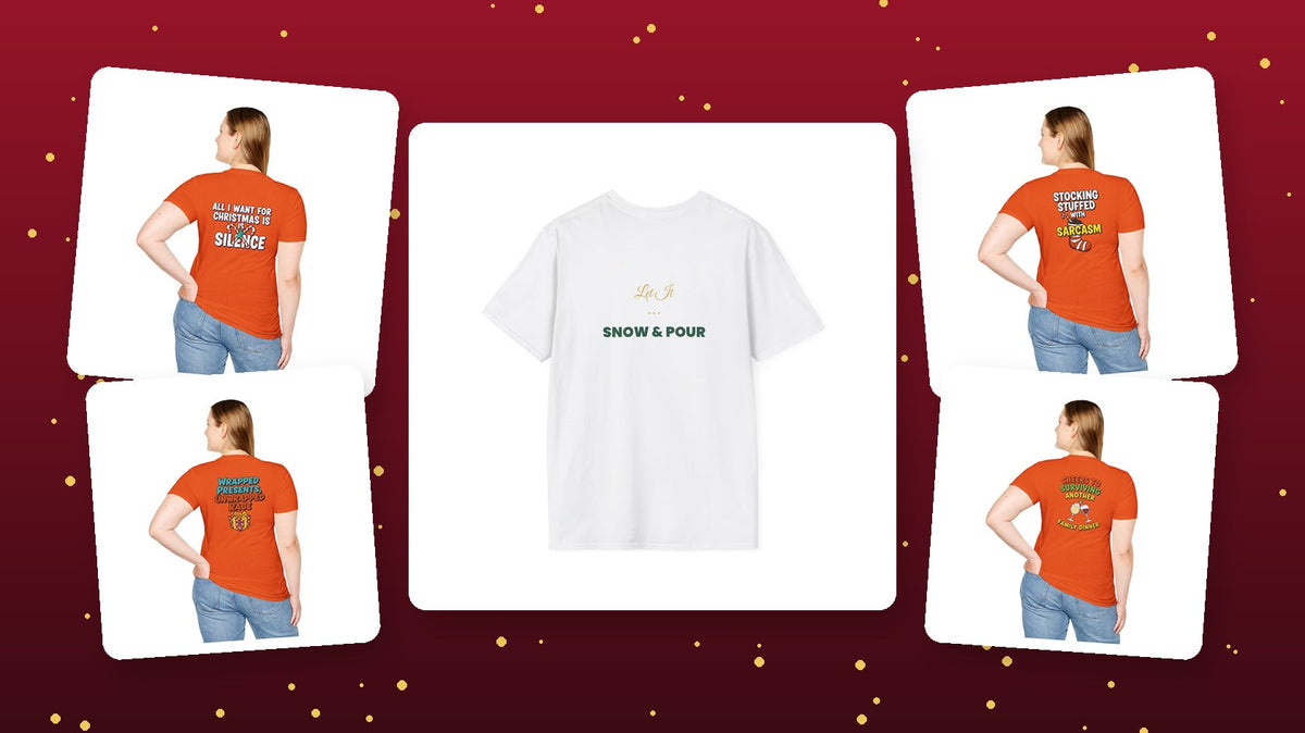 Funny adult Christmas shirts: sarcastic and cheeky Christmas tees