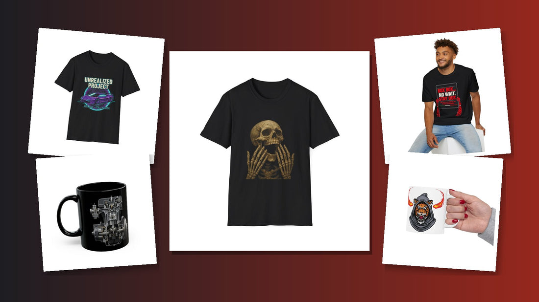 Christmas gifts for men shirts and mugs collage