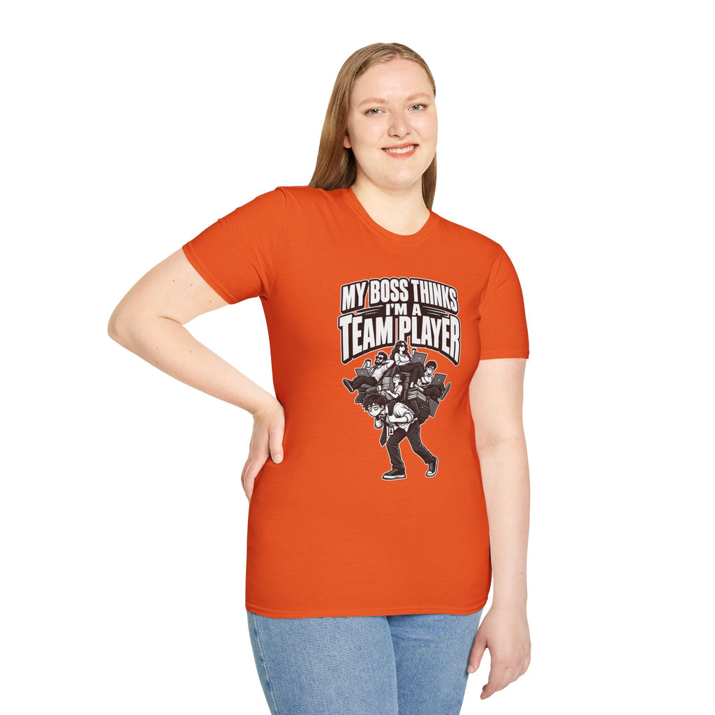 Funny Dark Humor Tshirt — Funny Office Tshirt Dark Humor Graphic Tee Unique Coworker Gift TEAM PLAYER Shirt