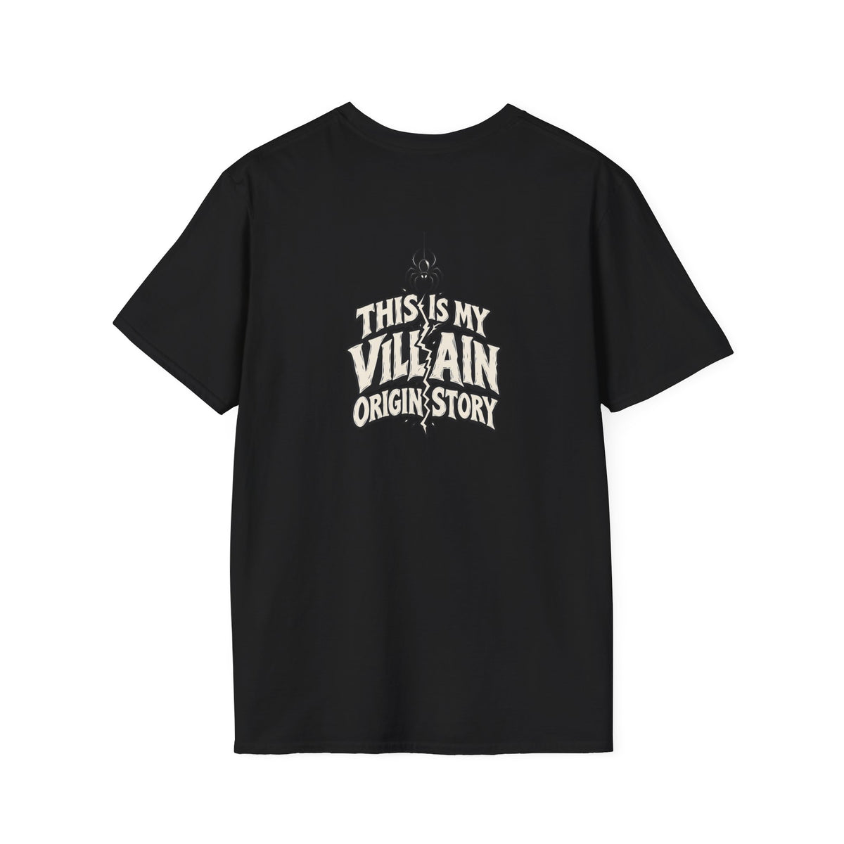 Dark Humor Halloween Shirt This Is My Villain Origin Story Funny Sarcastic Unisex Softstyle Tee Adult Halloween Gift