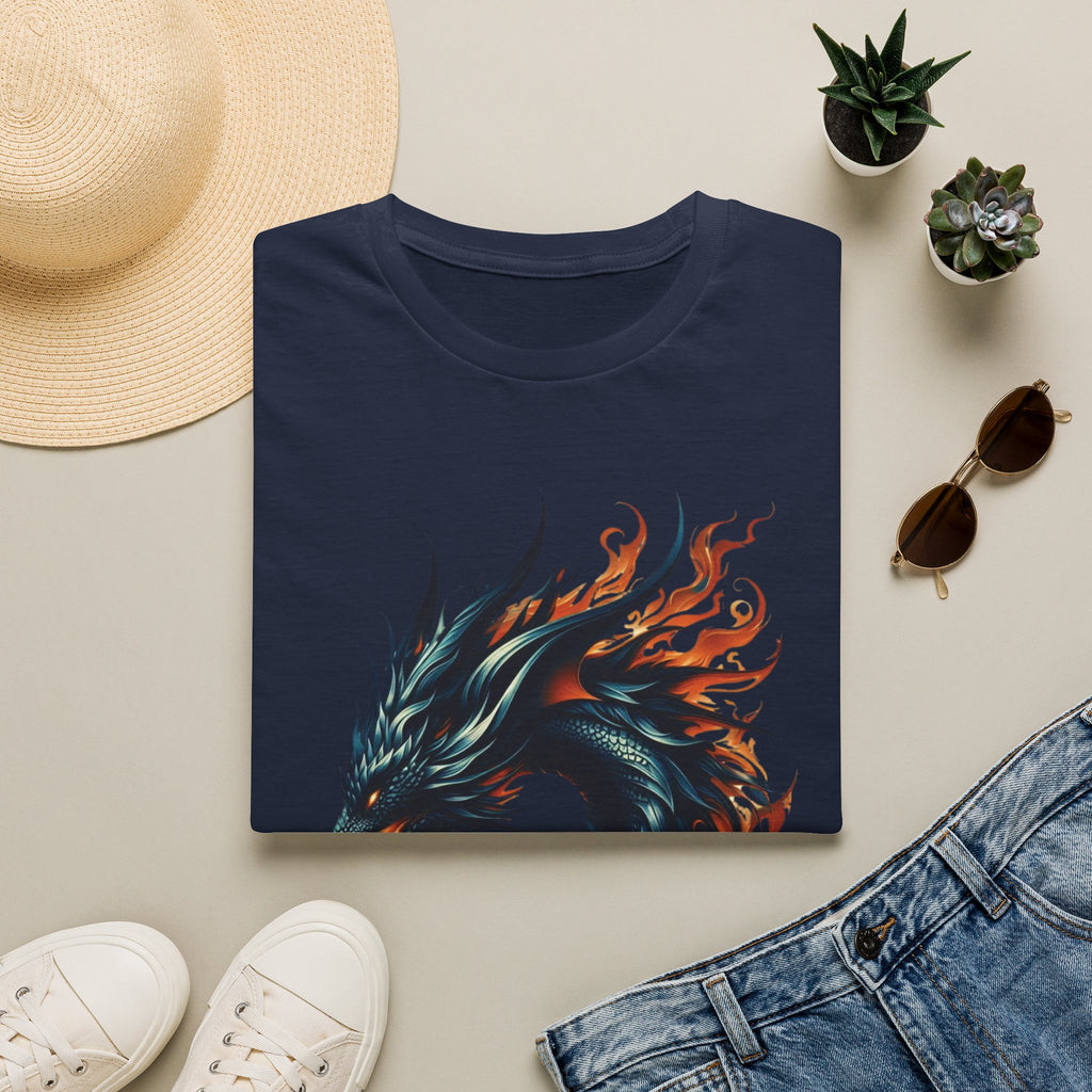 Dragon T-shirt Mens Graphic Tee Clothing Apparel Chinese Symbol Unisex Softstyle