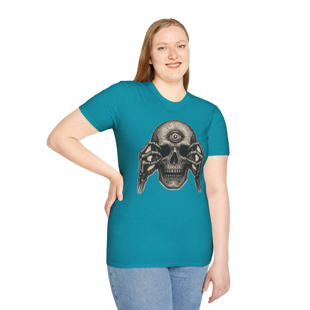Mens Skull T-shirt Graphic Tees Skeleton Apparel Clothing Skulls Accessories Best Gift