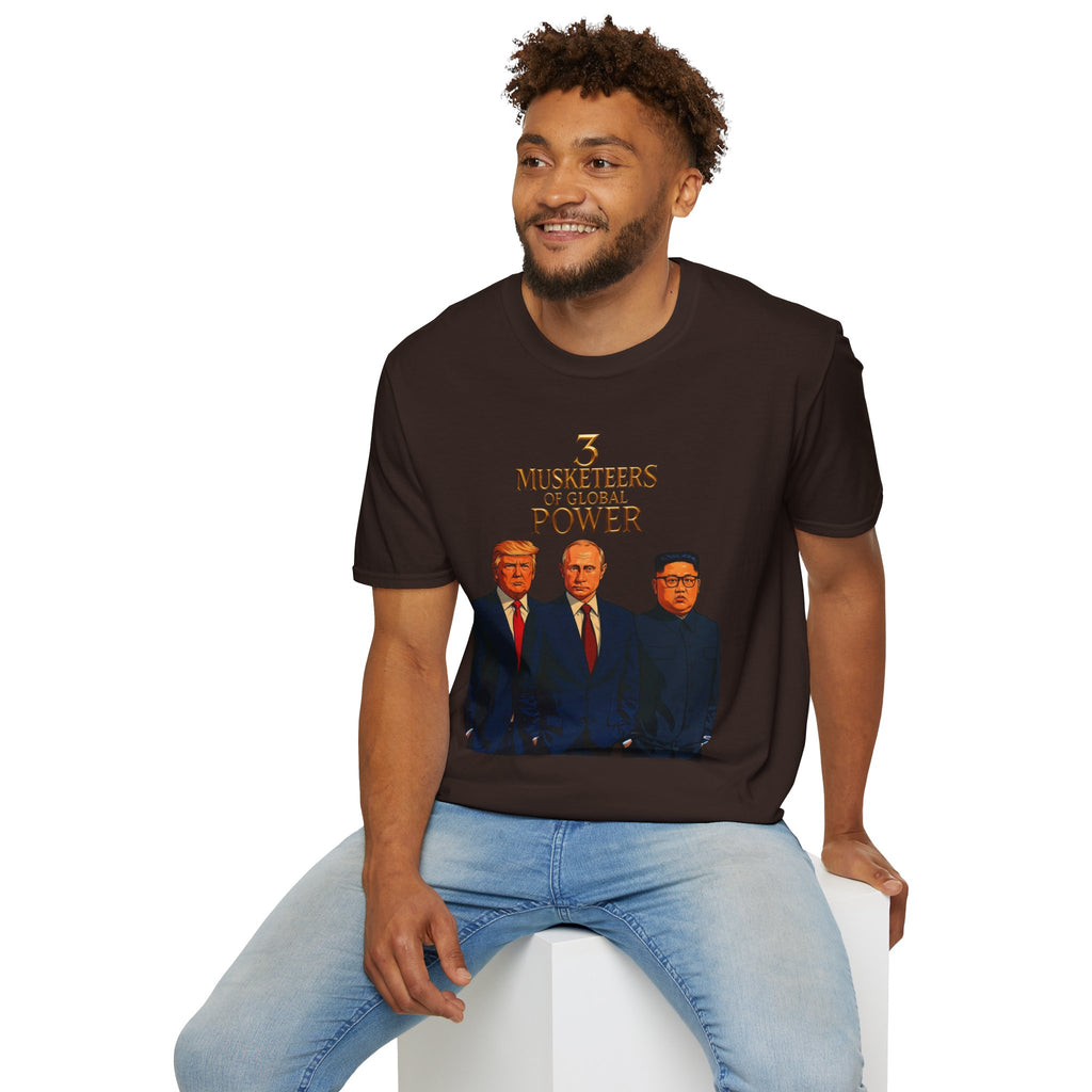 Funny Donald Trump Kim Putin T-Shirt Unique Unisex Softstyle Gift Men Woman Tee