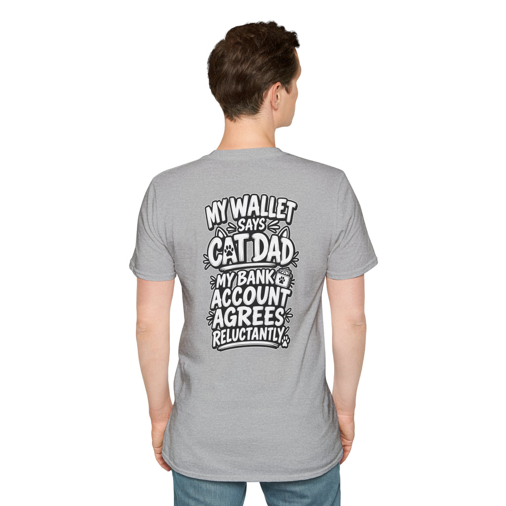 Cat Dad Shirt Pet Lover Tshirt Funny Cat Lover Graphic Tee Dark Humor Tee Unique Gift Funny Tshirt