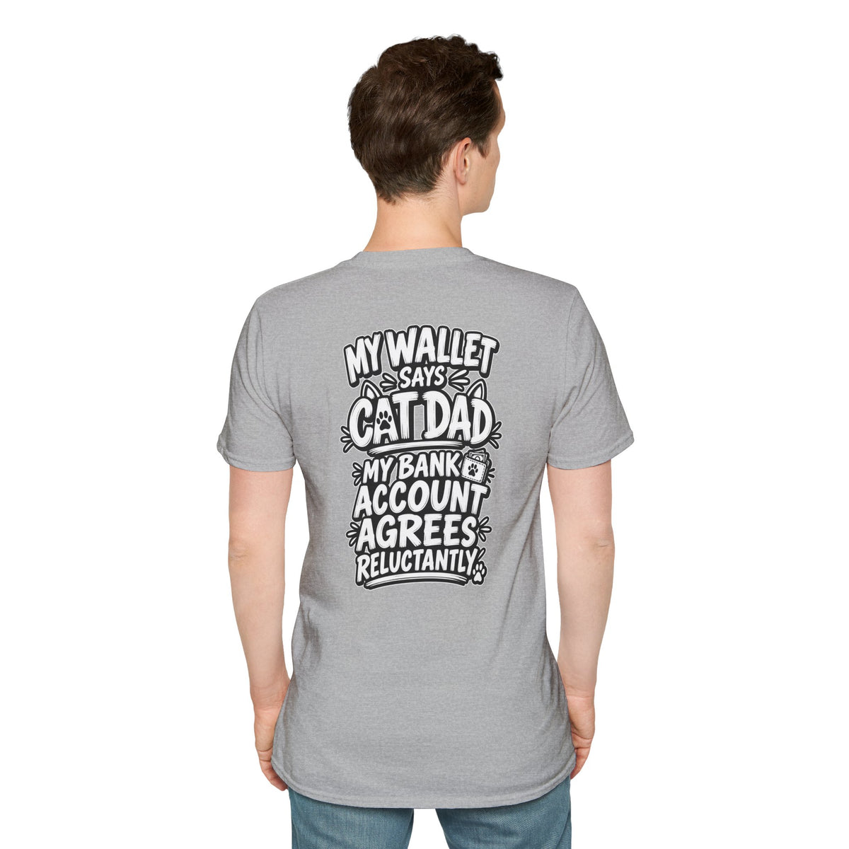 Cat Dad Shirt Pet Lover Tshirt Funny Cat Lover Graphic Tee Dark Humor Tee Unique Gift Funny Tshirt