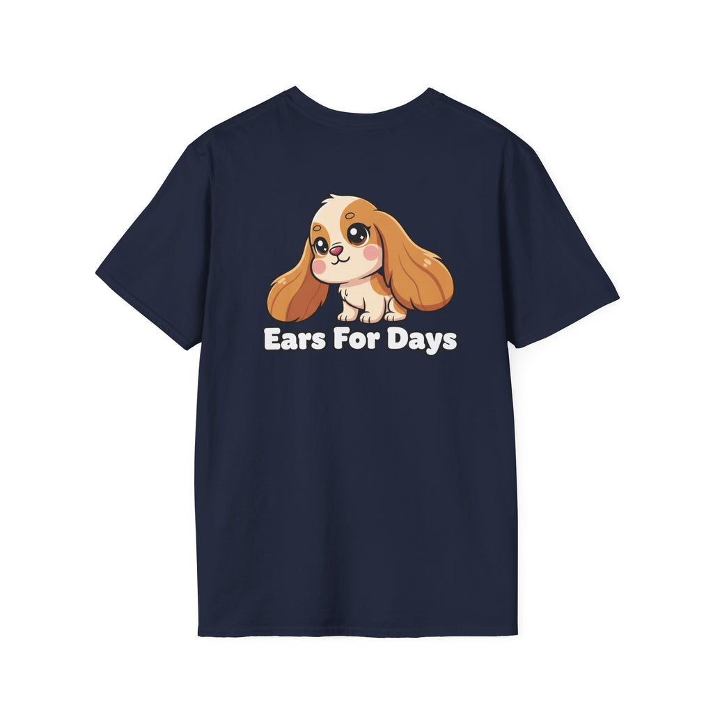 Cute Cocker Spaniel Shirt Ears For Days Funny Dog Lover Unisex Softstyle Tee Gift