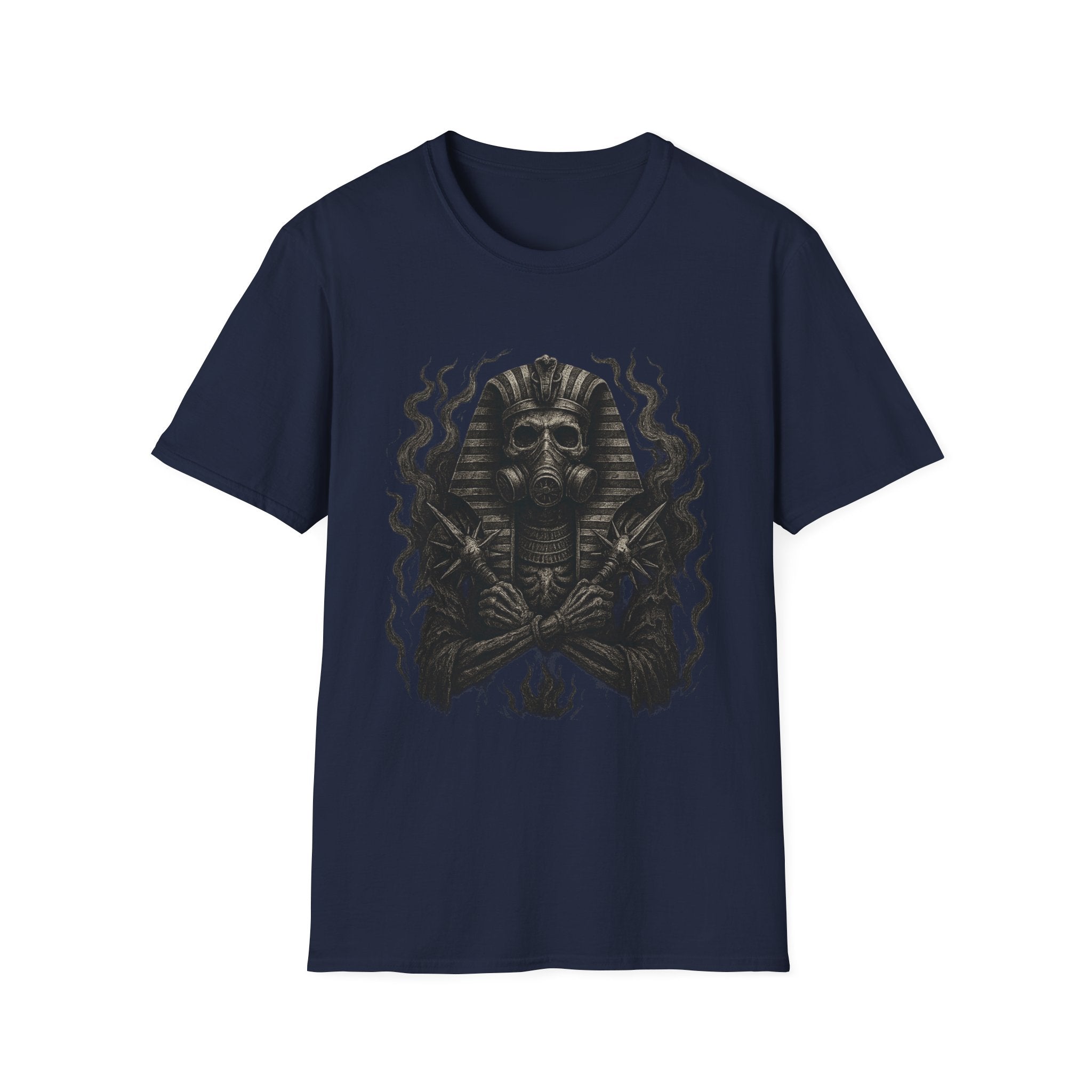 Vintage Mens T-shirts Egyptian Skull Graphic Tees Men Pharaoh Unisex Clothing Best Gift
