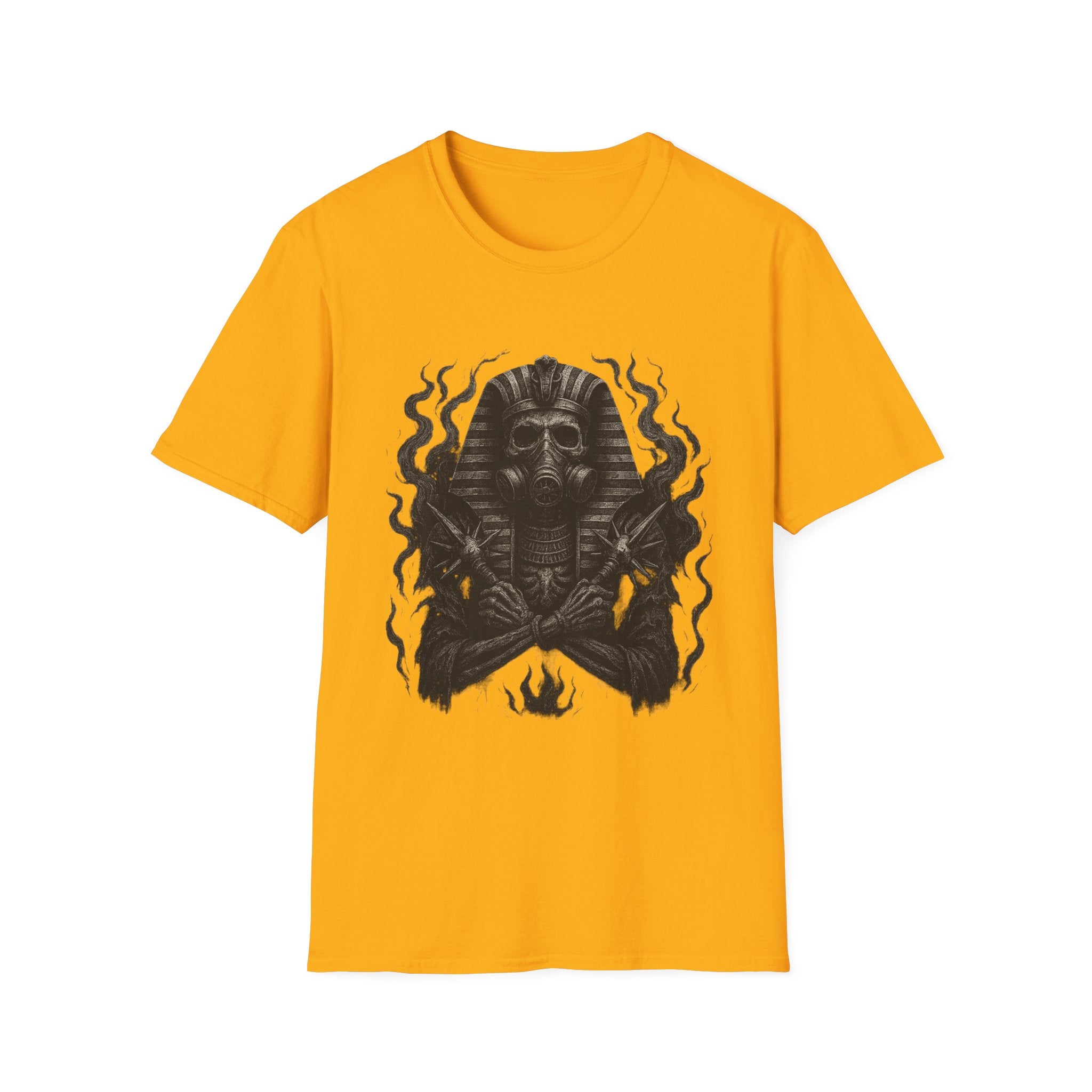 Vintage Mens T-shirts Egyptian Skull Graphic Tees Men Pharaoh Unisex Clothing Best Gift