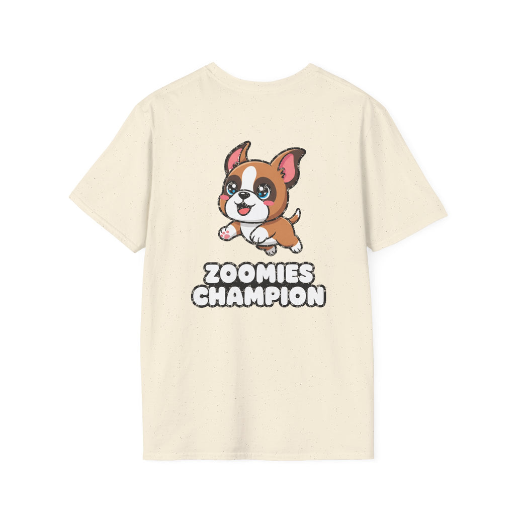 Cute Boxer Shirt Zoomies Champion Funny Dog Lover Unisex Softstyle Tee Gift