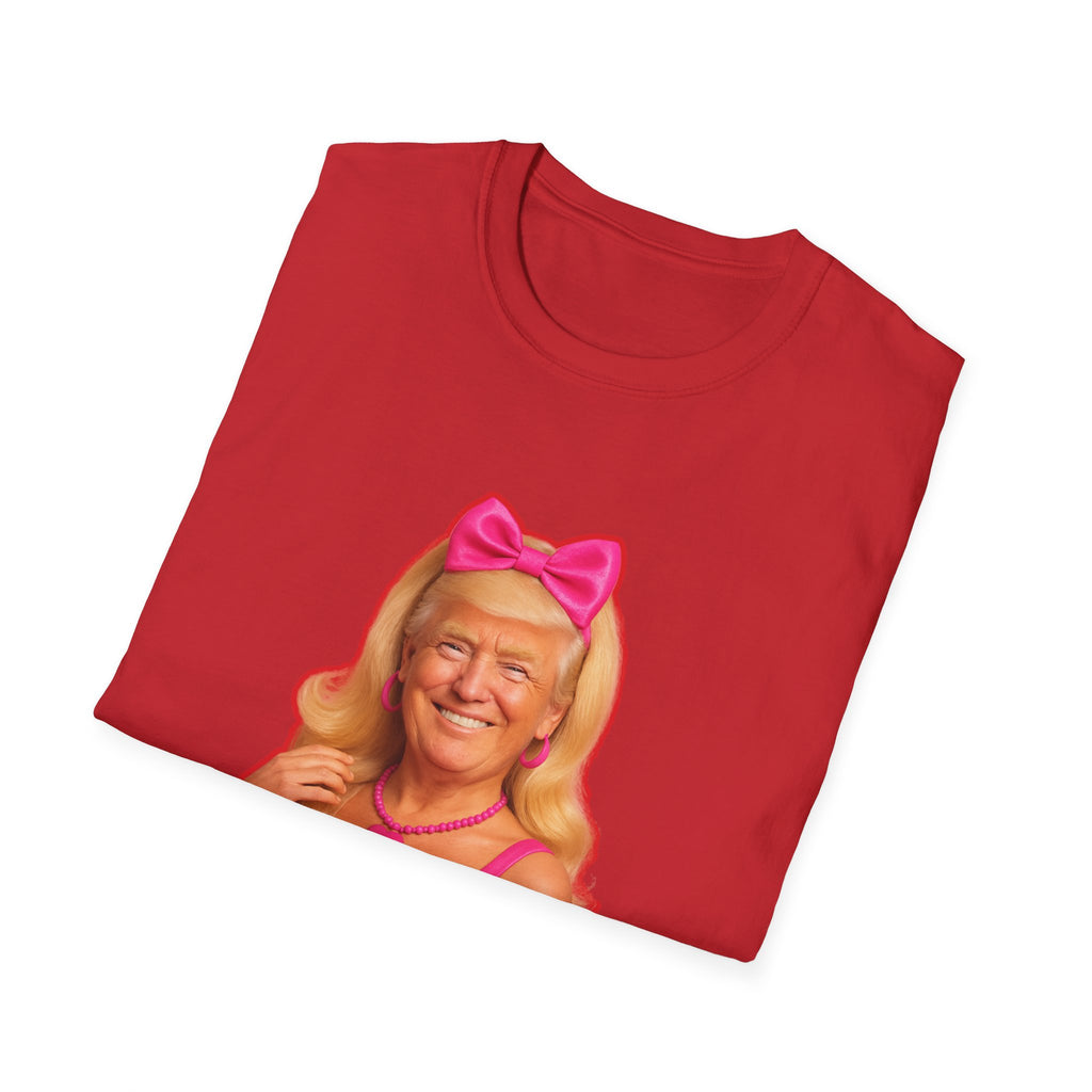 Funny Unique Donald Trump Barbie Unisex T-Shirt Best Gag Gift Cotton Print Soft