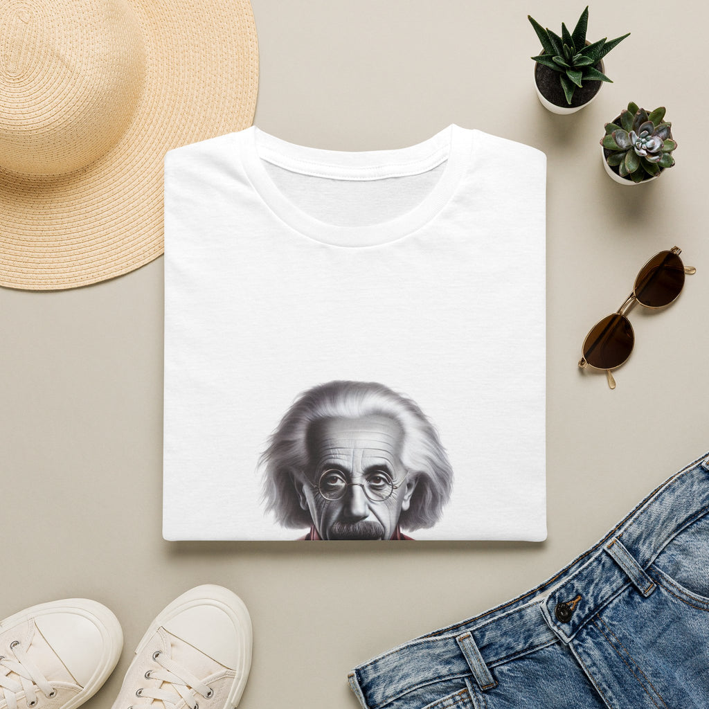 Funny Einstein Unisex Soft-style T-shirt Iron Man Albert Unique Gift Kids Art