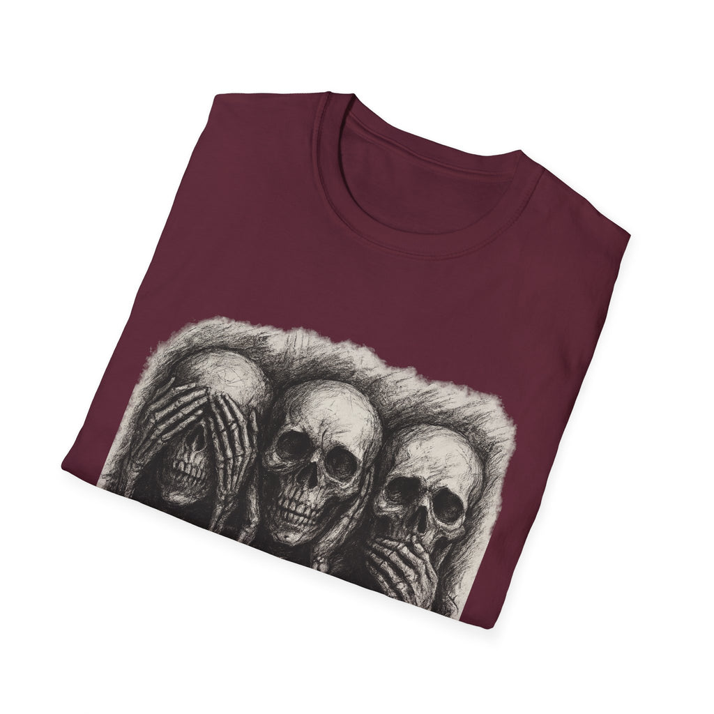 Mens Skull T-shirt Graphic Tees Skeleton Apparel Clothing Skulls Accessories Best Gift