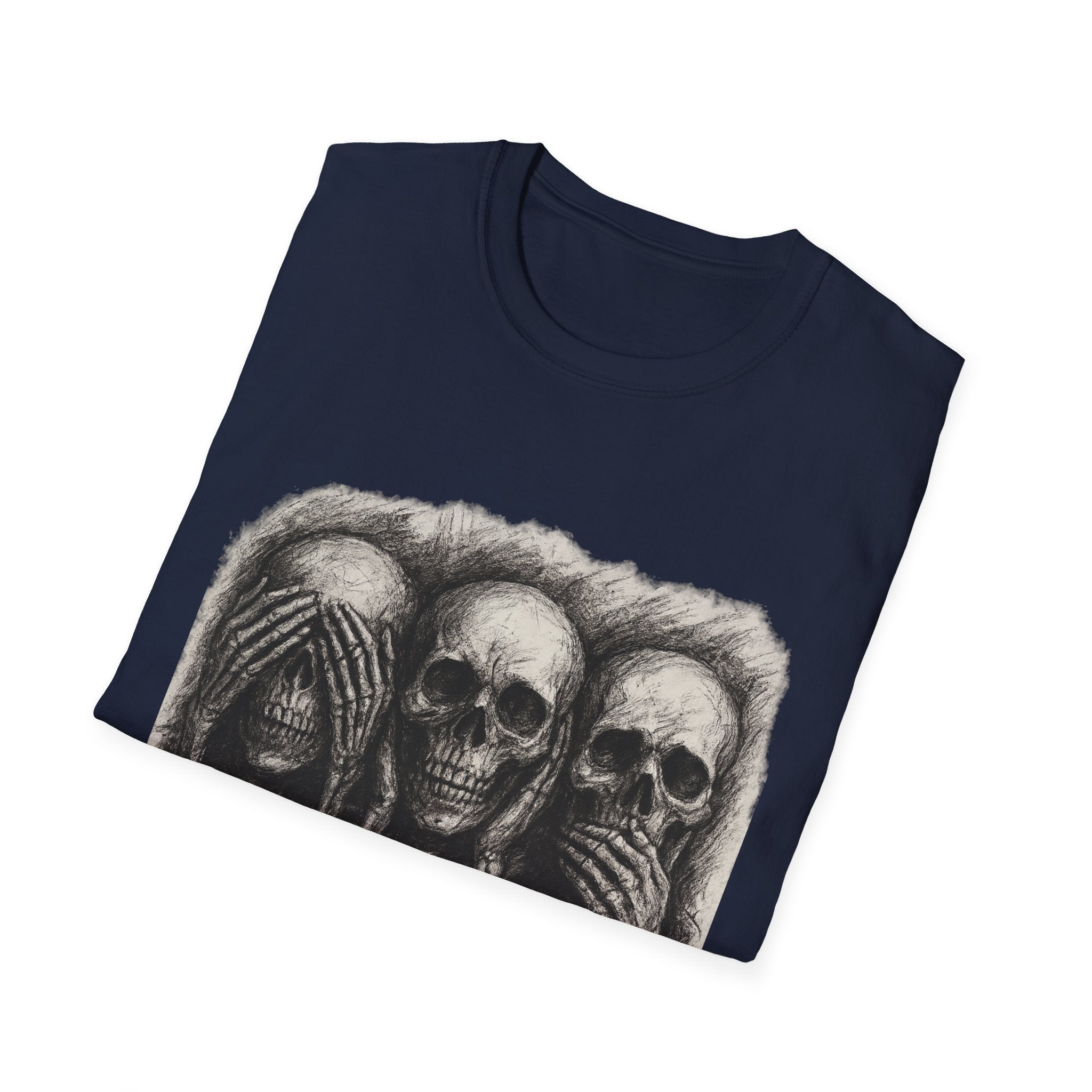 Mens Skull T-shirt Graphic Tees Skeleton Apparel Clothing Skulls Accessories Best Gift