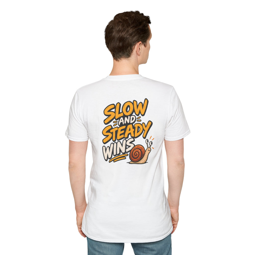 Funny Dark Humor Shirt Slow and Steady wins Funny Office Tee Unique Gift