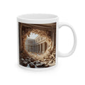 3D Ancient Rome Library Bookshelf Mug Unique Ceramic Mug Coffee Cup Gift Love 11oz