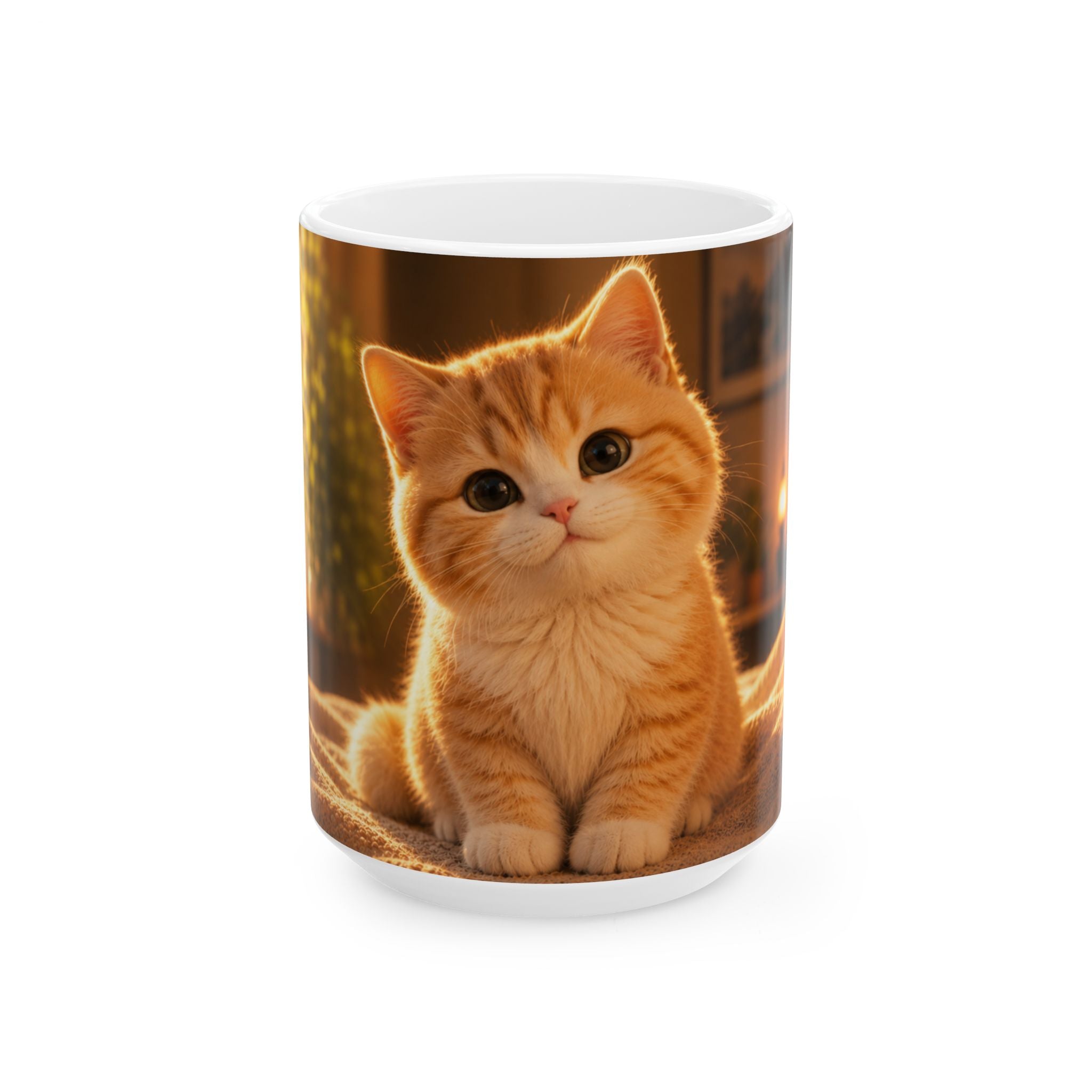 3D Animated Cute Cat Mug Coffee Cup Ceramic Mug 11oz 15oz Unique Gift Kids Cat Lovers