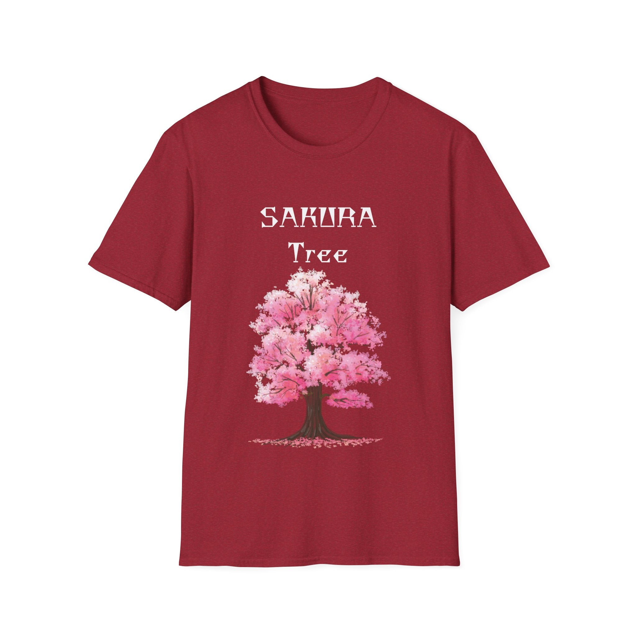 Sakura T-Shirt Japanese Art Shirt Unisex Softstyle Cherry Blossom Flower T-shirt
