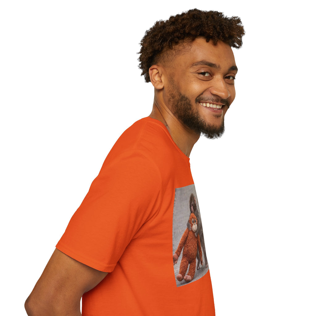 Funny Punch Monkey Viral Animal Tshirt Cute Trendy Unisex Softstyle T-Shirt Gift