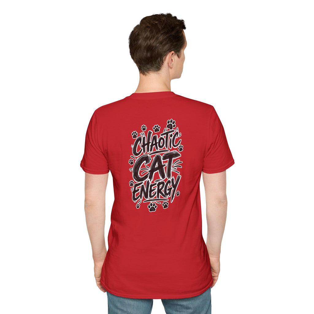 Funny Cat Shirt Chaotic Cat Energy Sarcastic Cat Lover Graphic Tee Cat Lover Graphic Tee Dark Humor Tee Unique Gift Funny Tshirt