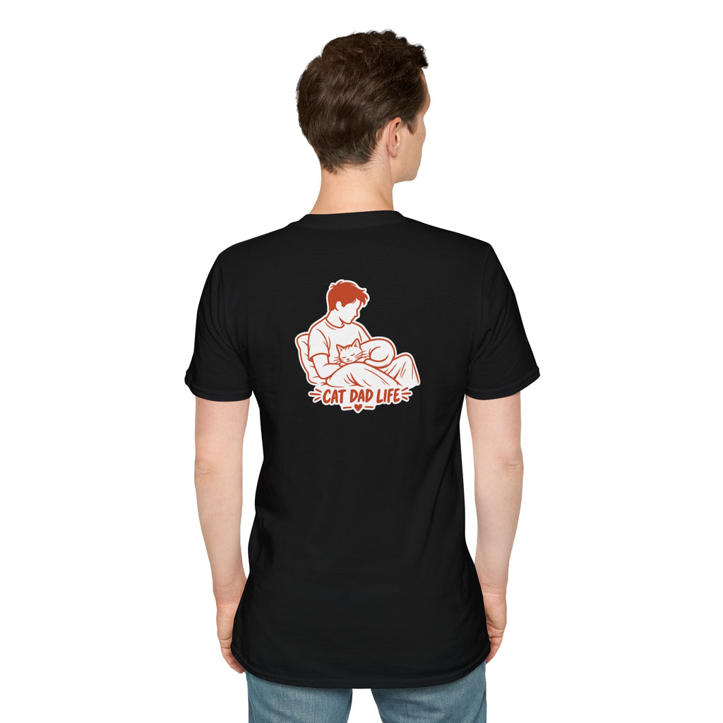 Cat Dad Shirt Pet Lover Tshirt Funny Cat Lover Graphic Tee Dark Humor Tee Unique Gift Funny Tshirt