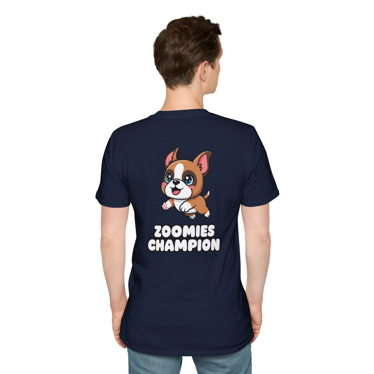 Cute Boxer Shirt Zoomies Champion Funny Dog Lover Unisex Softstyle Tee Gift