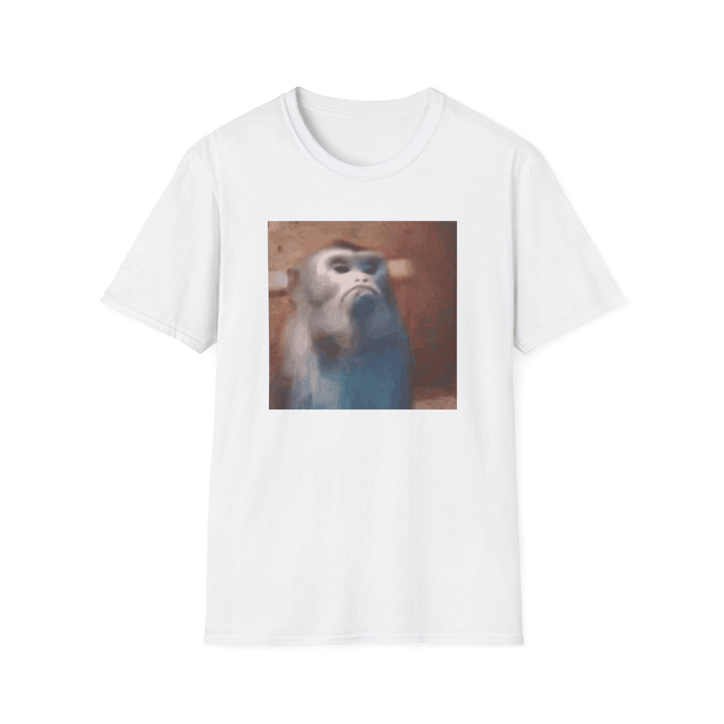 Funny Offended Monkey T-Shirt Viral Internet Meme Shirt Unisex Softstyle Gift