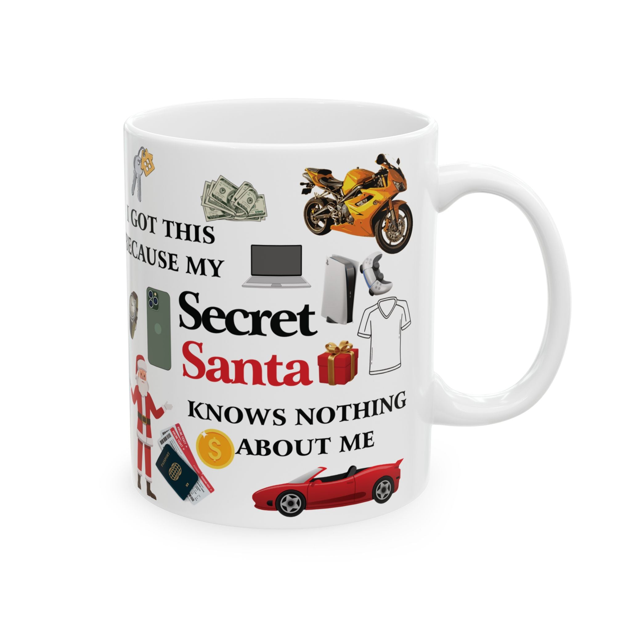 Secret Santa Gift Mug Office Christmas Mugs Funny Gift I Got This Xmas Cup Men 2027