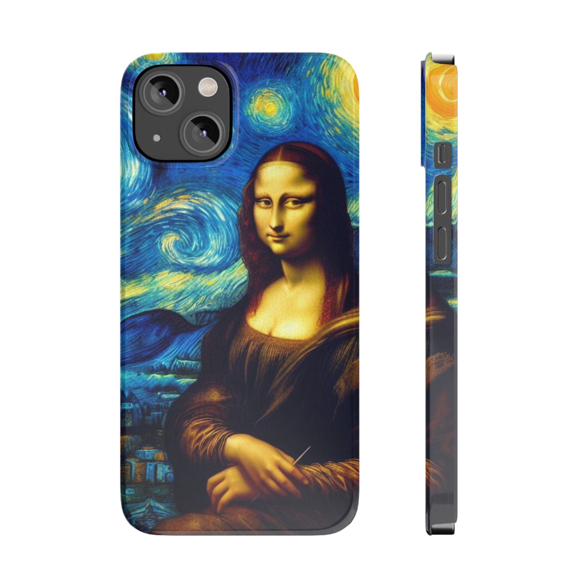 Funny Mona Lisa Phone Cases Van Gogh Starry Night Case Unique Gift iPhone 17 New