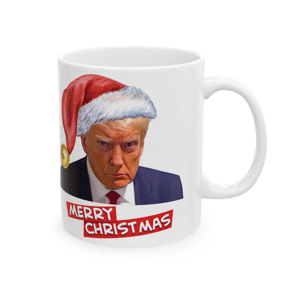 Donald Trump Christmas Mug Funny Republican Christmas Gift Idea Trump Shot 2026