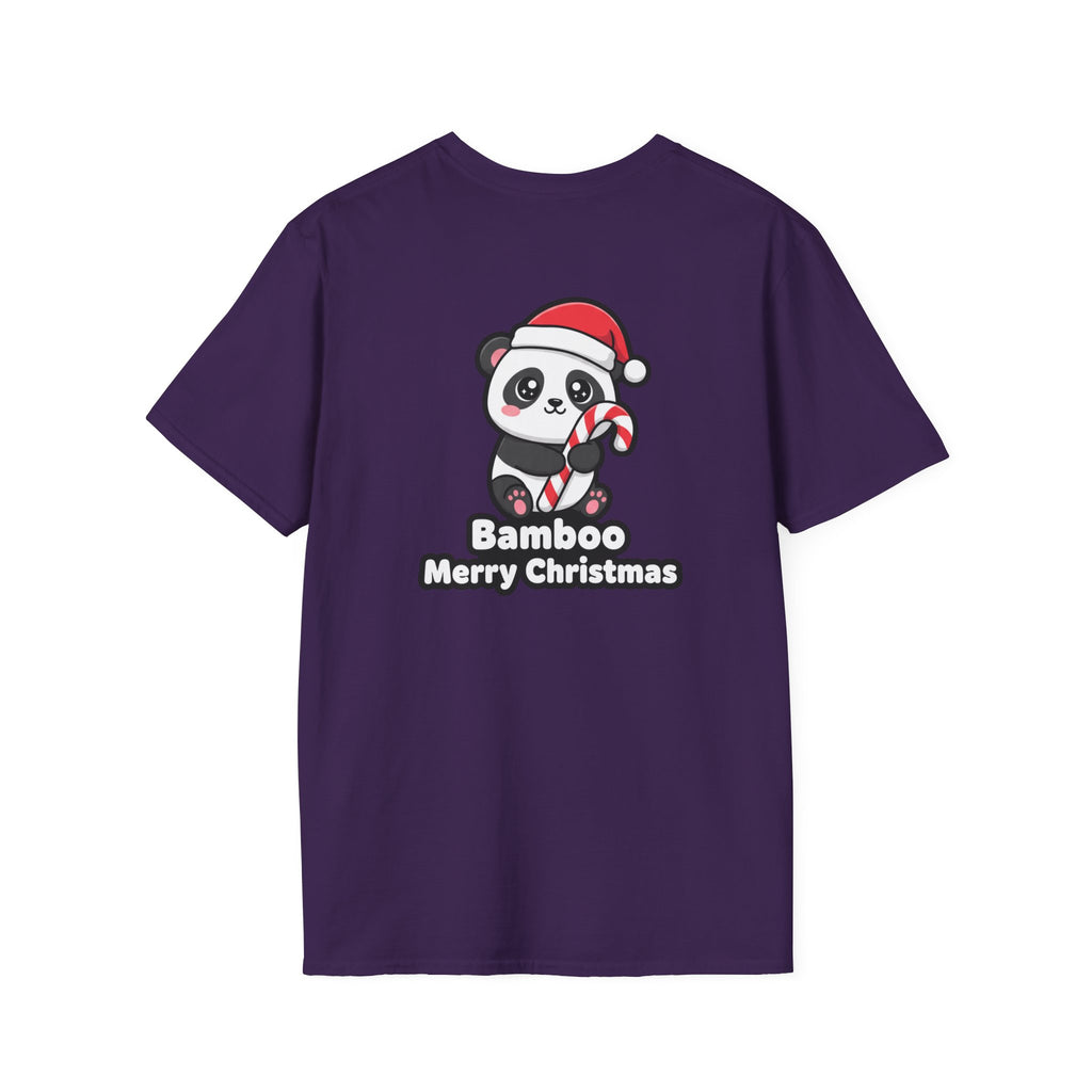 Cute Christmas Shirt Bamboo Merry Christmas Funny Animal Unisex Softstyle Tee Christmas Gift