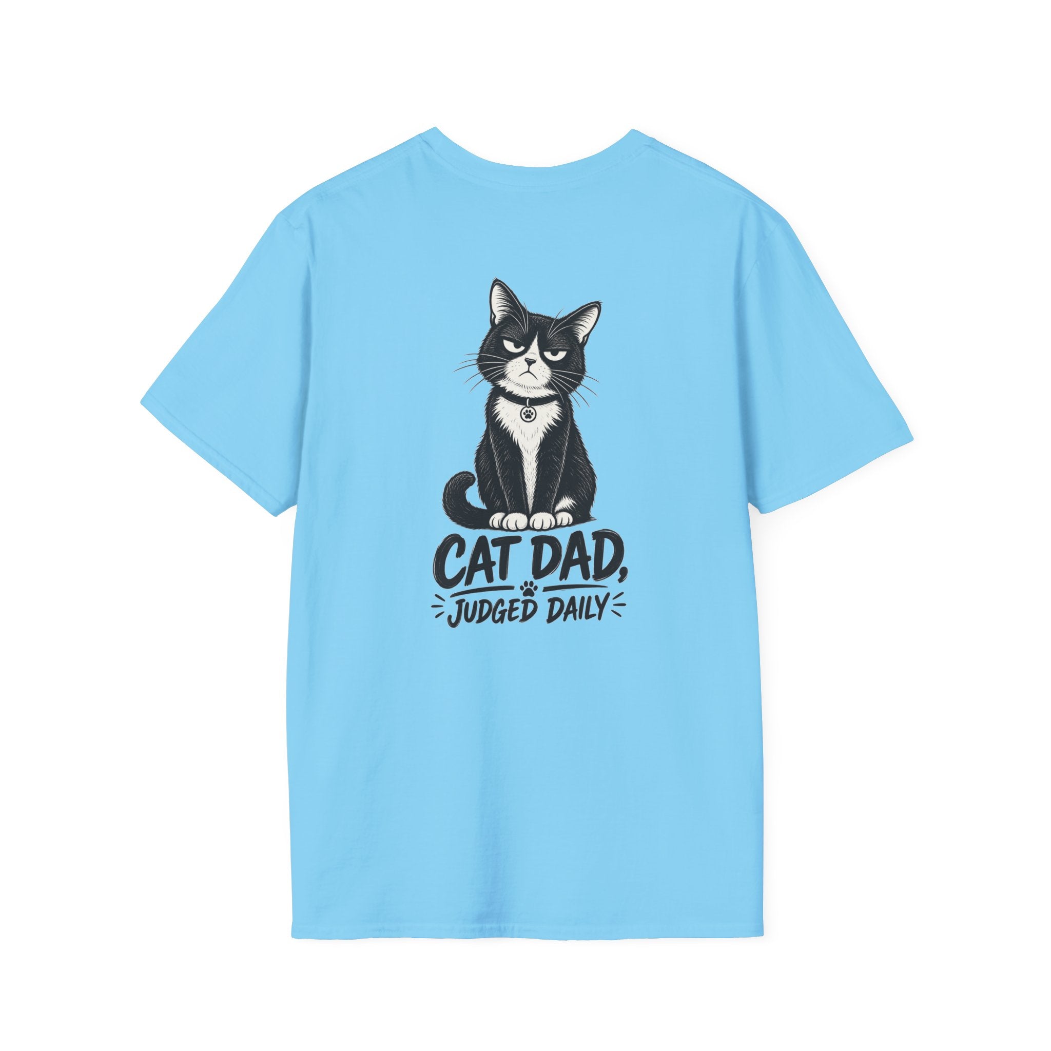 Cat Dad Shirt Judged Daily Funny Cat Lover Graphic Tee Dark Humor Tee Unique Gift Funny Tshirt