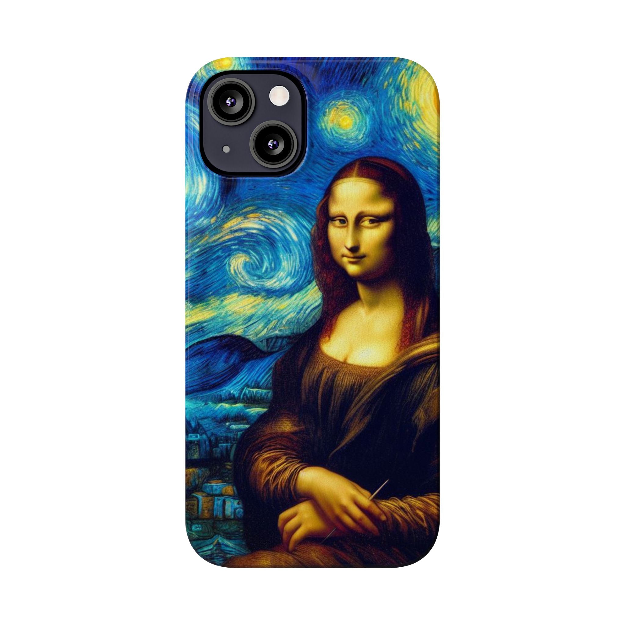 Funny Mona Lisa Phone Cases Van Gogh Starry Night Case Unique Gift iPhone 17 New