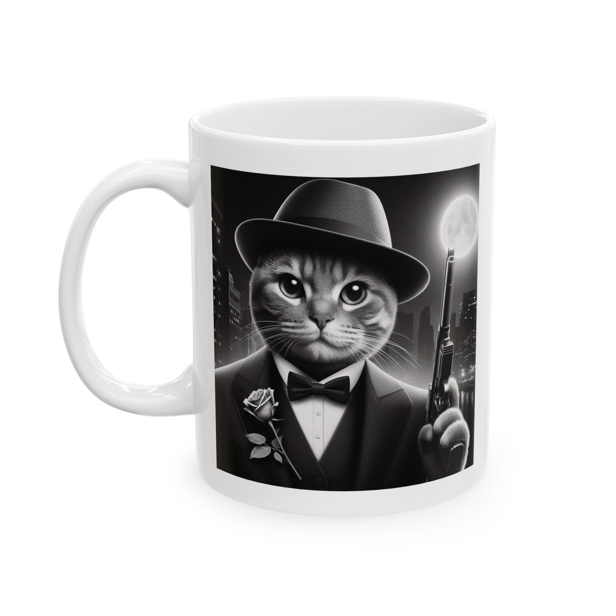 The God Father Mug Cat Mug Coffee Mug Ceramic Mug Cat Funny Gift Cute Milk Cup 11oz