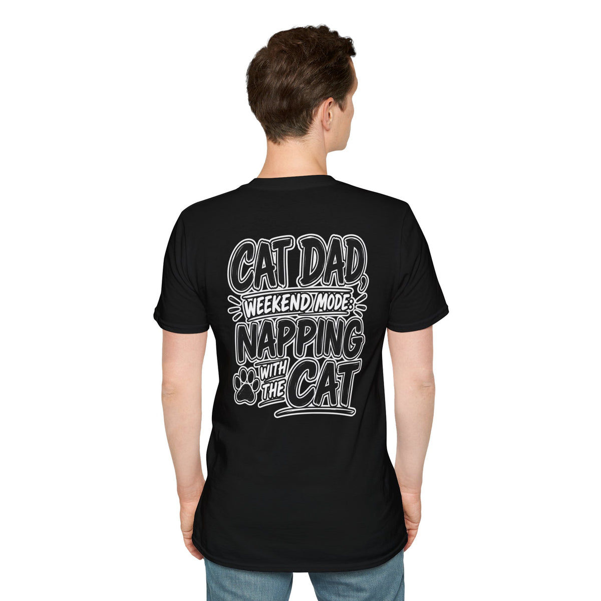 Cat Dad Shirt Pet Lover Tshirt Funny Cat Lover Graphic Tee Dark Humor Tee Unique Gift Funny Tshirt