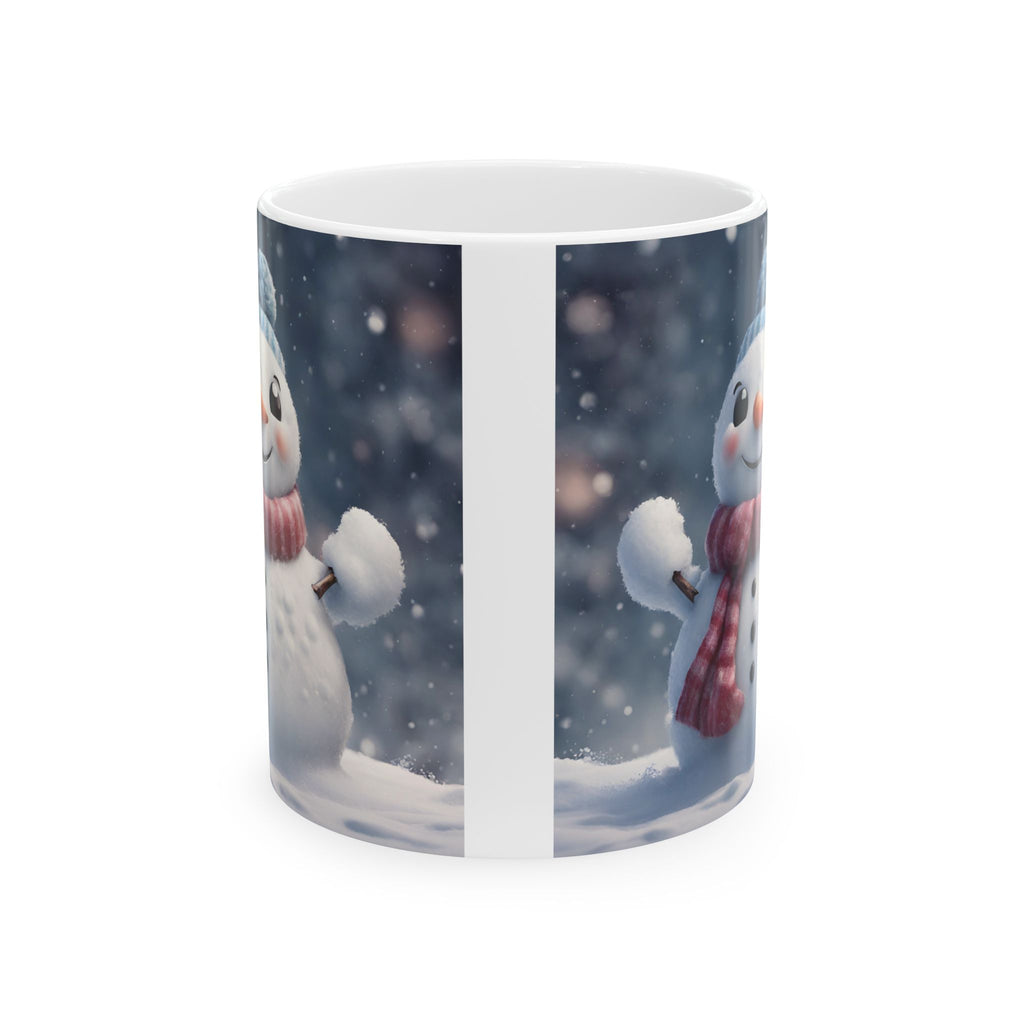 Snowman Mug Christmas Mug Funny Mug Ceramic Coffee Mug Tea Cup Cute Gift Frosty 11oz