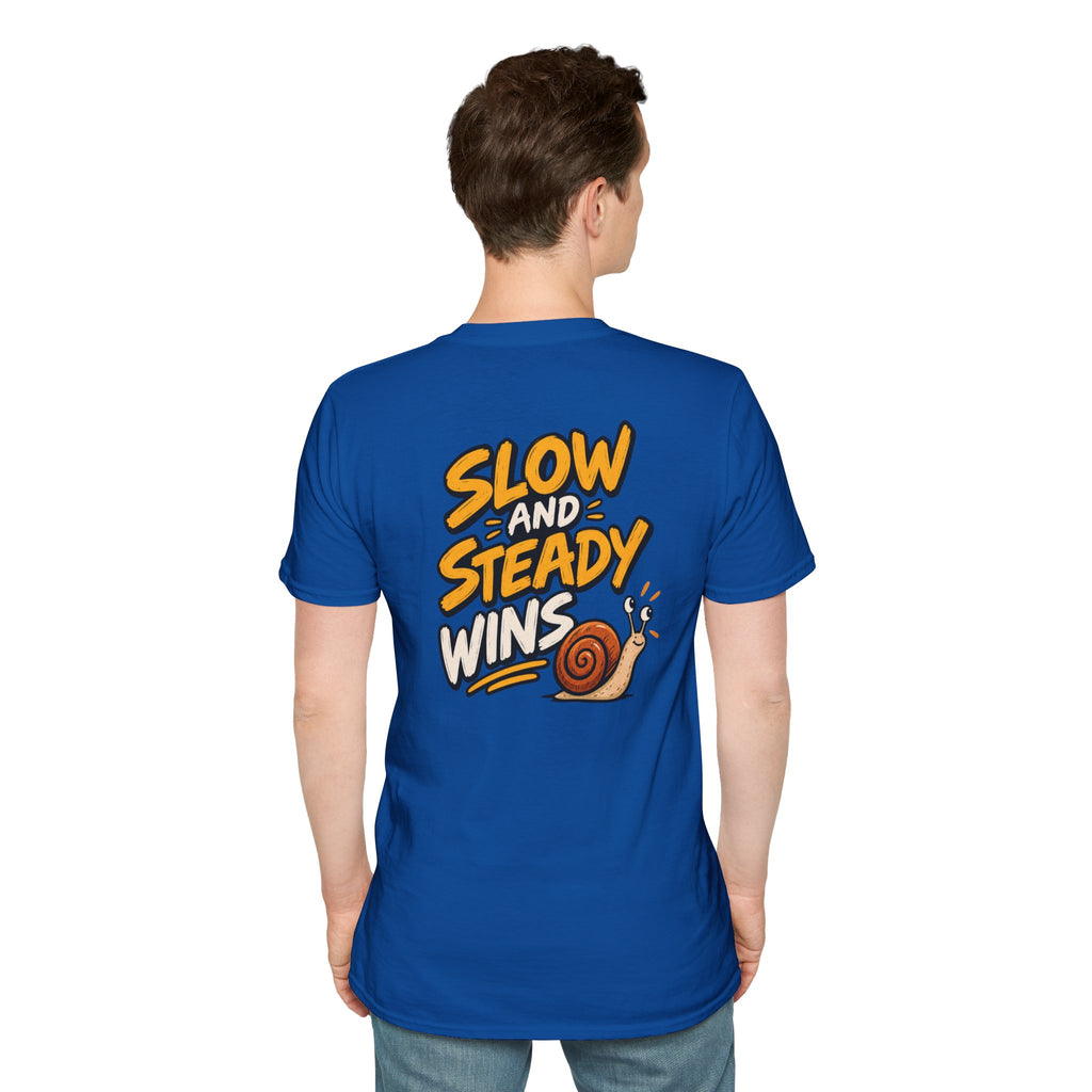 Funny Dark Humor Shirt Slow and Steady wins Funny Office Tee Unique Gift
