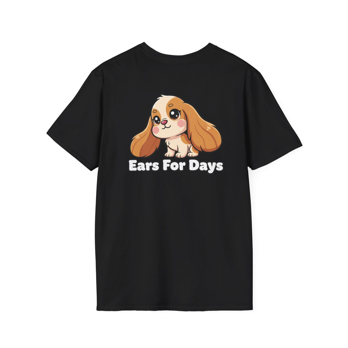 Cute Cocker Spaniel Shirt Ears For Days Funny Dog Lover Unisex Softstyle Tee Gift