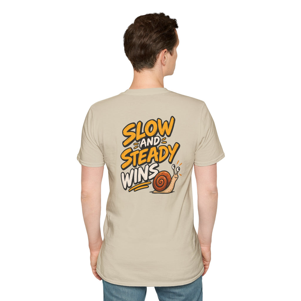 Funny Dark Humor Shirt Slow and Steady wins Funny Office Tee Unique Gift