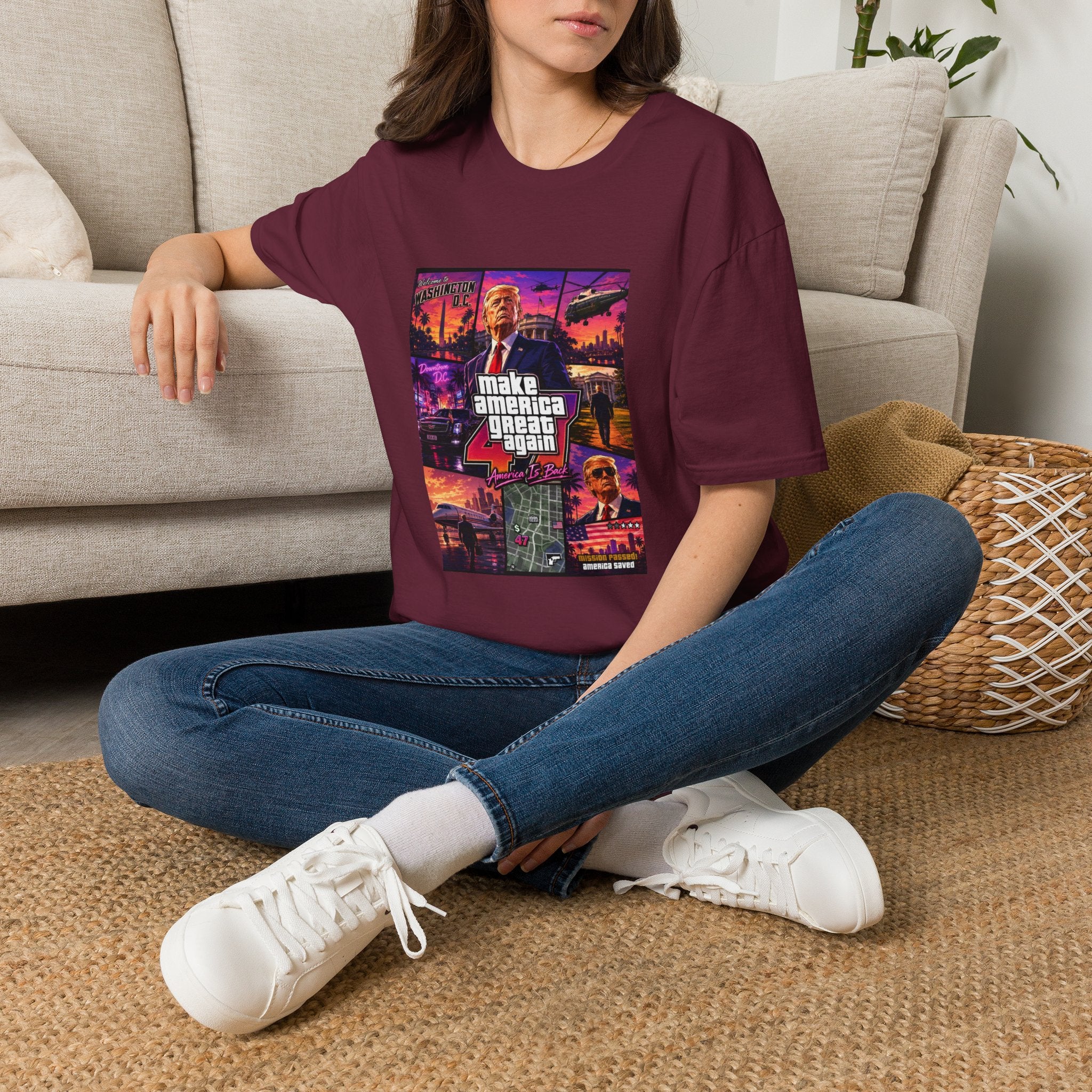 Funny Trump Make America Great Again T-Shirt Patriotic Political Trump Artwork