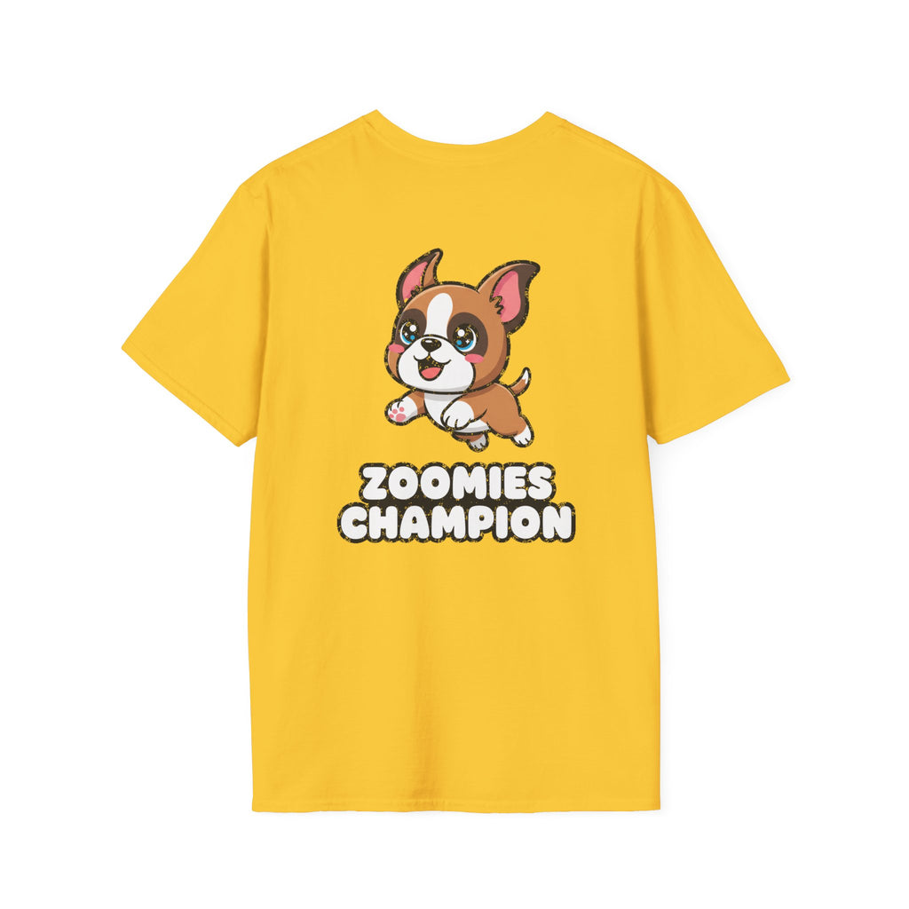 Cute Boxer Shirt Zoomies Champion Funny Dog Lover Unisex Softstyle Tee Gift