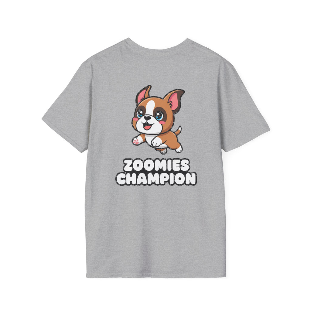 Cute Boxer Shirt Zoomies Champion Funny Dog Lover Unisex Softstyle Tee Gift
