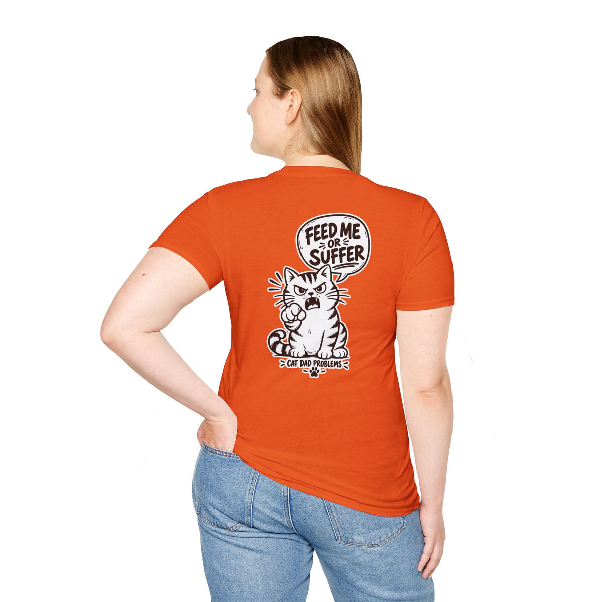 Cat Dad Shirt Pet Lover Tshirt Funny Cat Lover Graphic Tee Dark Humor Tee Unique Gift Funny Tshirt