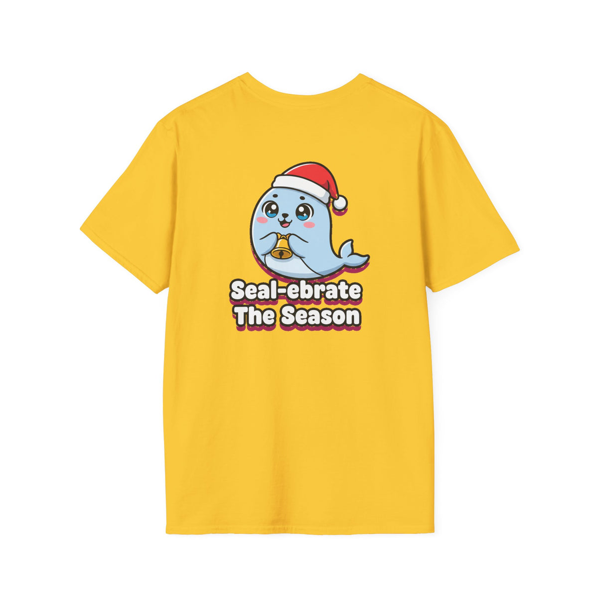 Cute Christmas Shirt Sealebrate The Season Funny Animal Unisex Softstyle Tee Christmas Gift
