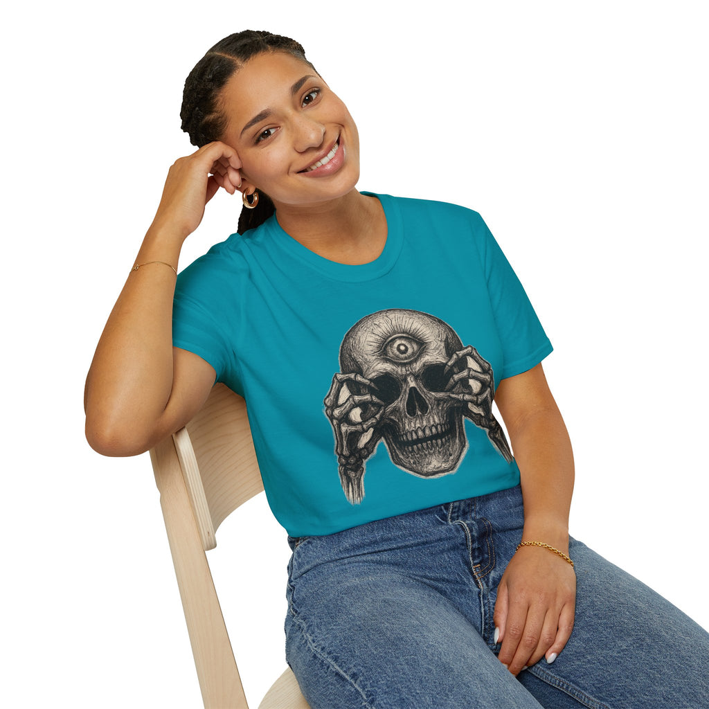 Mens Skull T-shirt Graphic Tees Skeleton Apparel Clothing Skulls Accessories Best Gift