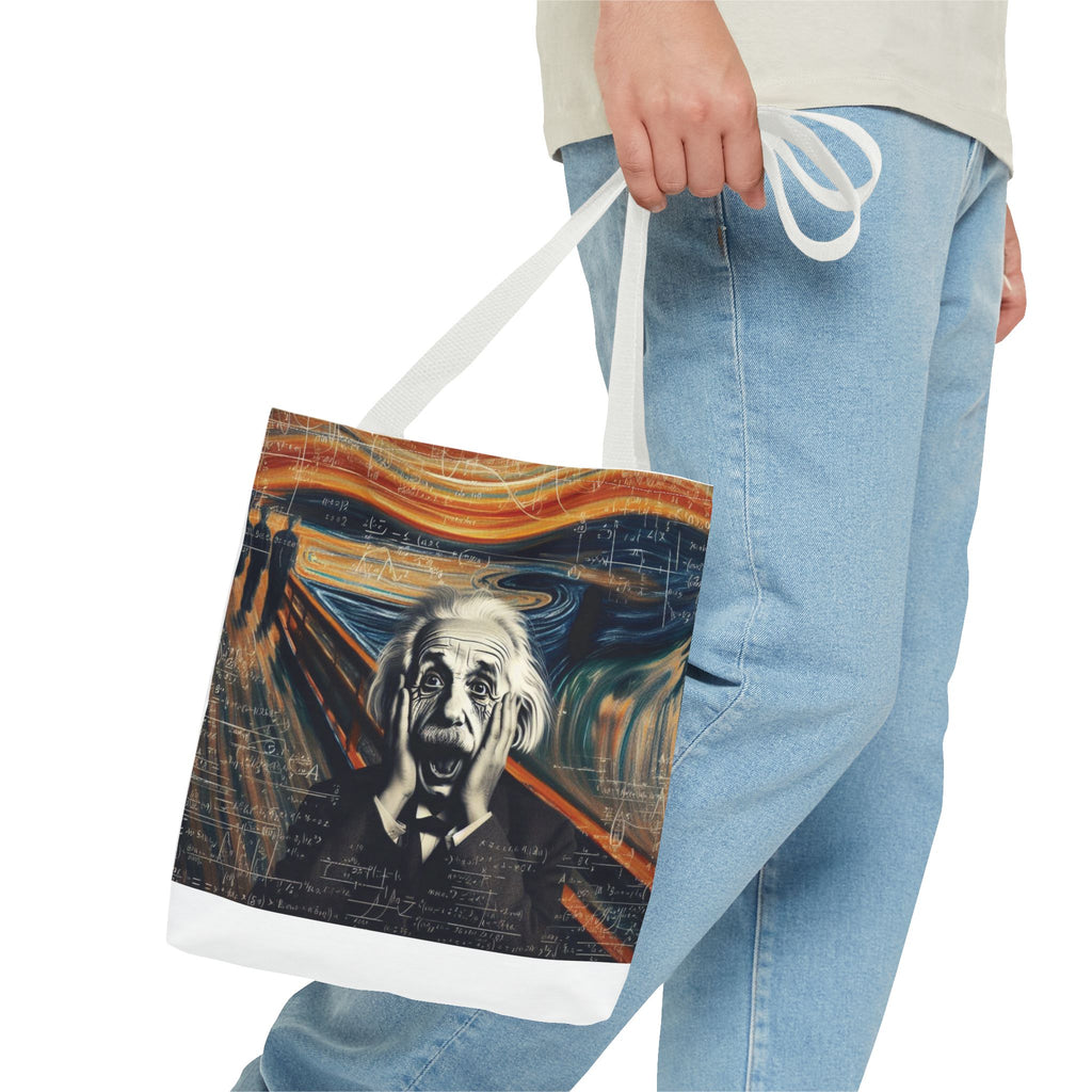 Funny Einstein Tote Bag (AOP) Bags Lady Women Mom Outdoor Style Fashion Gift New