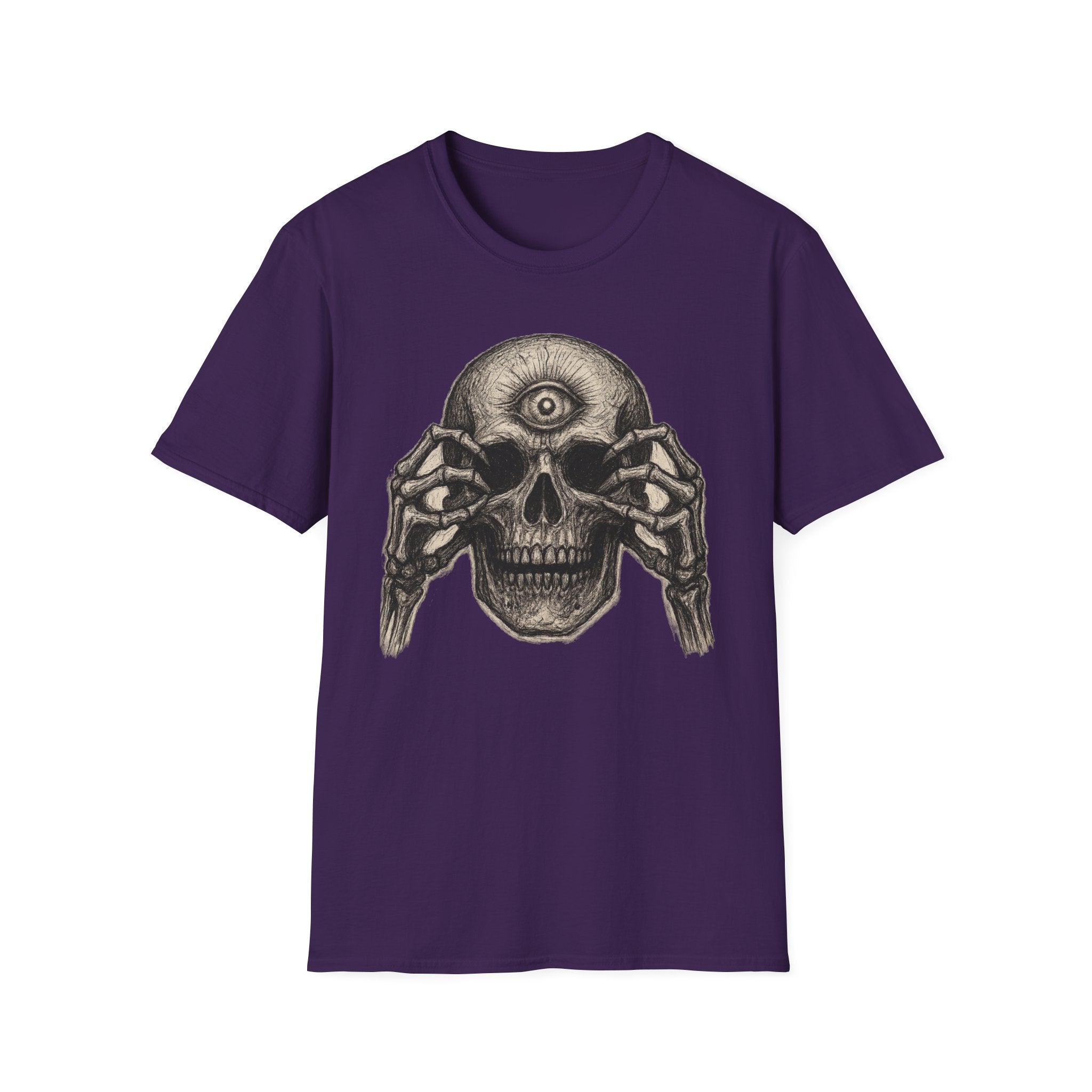 Mens Skull T-shirt Graphic Tees Skeleton Apparel Clothing Skulls Accessories Best Gift