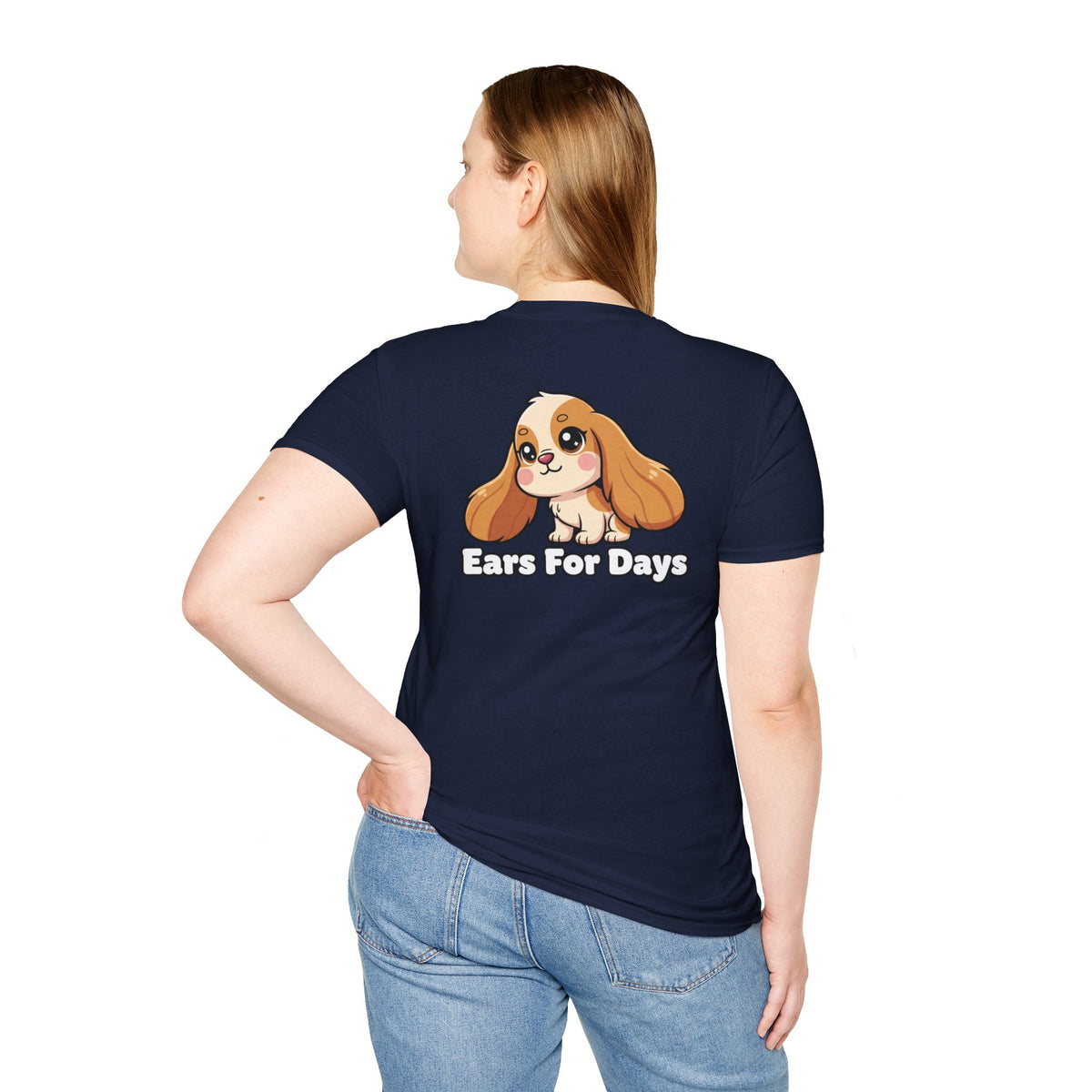 Cute Cocker Spaniel Shirt Ears For Days Funny Dog Lover Unisex Softstyle Tee Gift