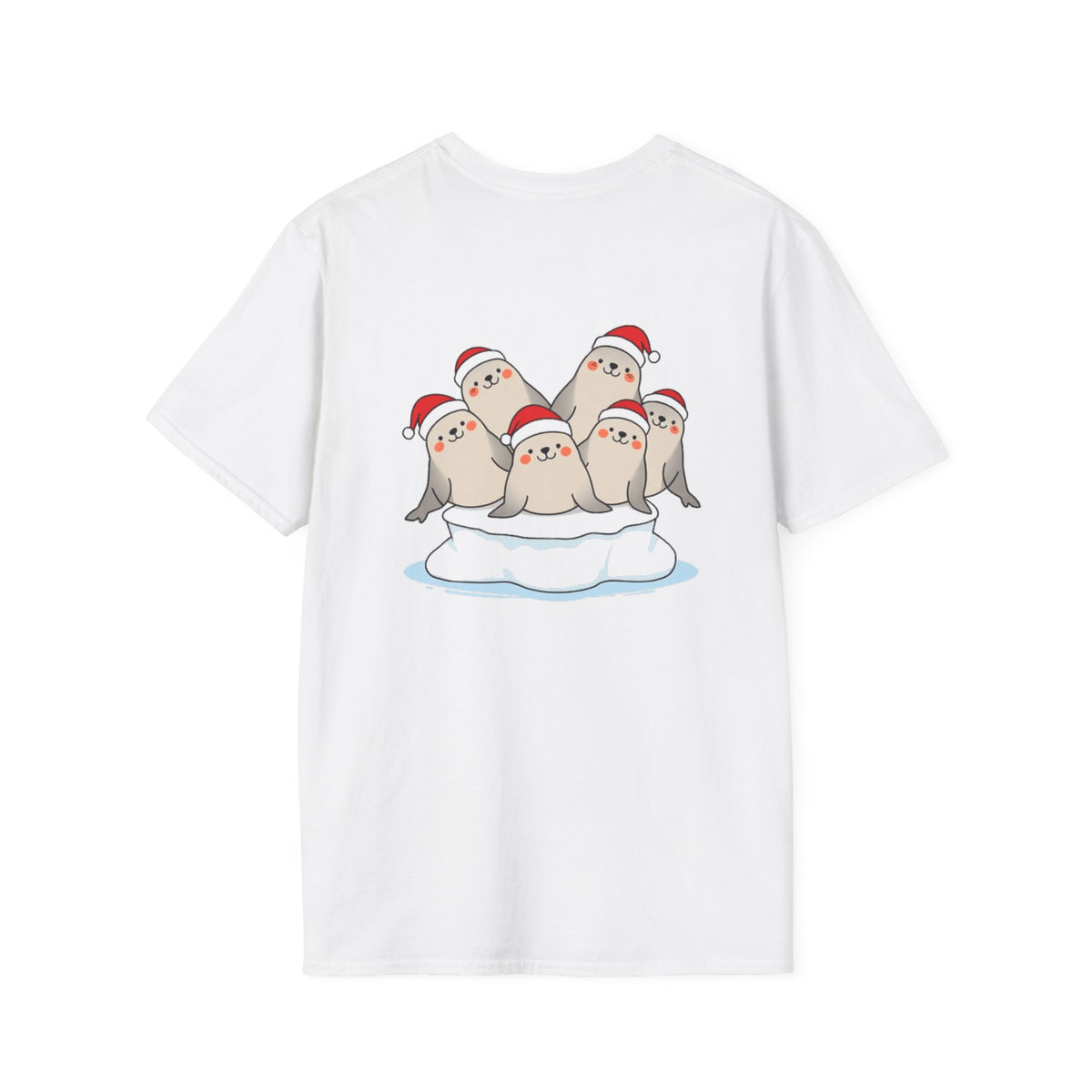 Christmas Seals Family T-Shirt | Cute Cartoon Holiday Design Unique Shirt Gift