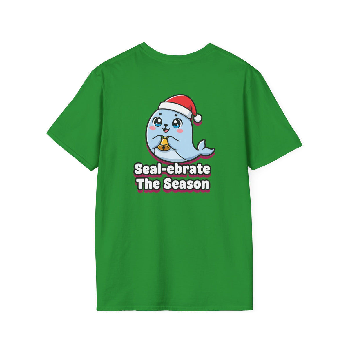 Cute Christmas Shirt Sealebrate The Season Funny Animal Unisex Softstyle Tee Christmas Gift
