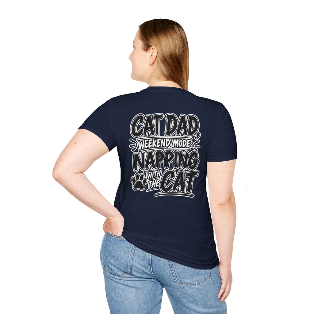 Cat Dad Shirt Pet Lover Tshirt Funny Cat Lover Graphic Tee Dark Humor Tee Unique Gift Funny Tshirt
